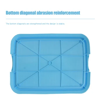 

Mesh Grid Flat Column Pet Dog Toilet Dogs Training Toilet Tray Mat Easy Cleaning DNJ998