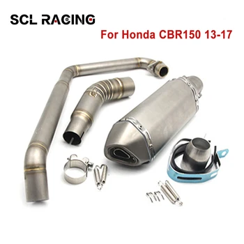 

SCL Racing Motorcycle Exhaust Pipe Full Pipe Link Pipe Middle Pipe Connection Slip On For Honda CBR 150 CBR150 13-17