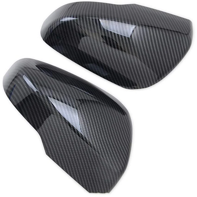 for Subaru XV Crosstrek 2017-2020 Carbon Fiber Color Car Side Door Rearview Mirror Cap Cover Trim Forester 2019 2020 | Автомобили и