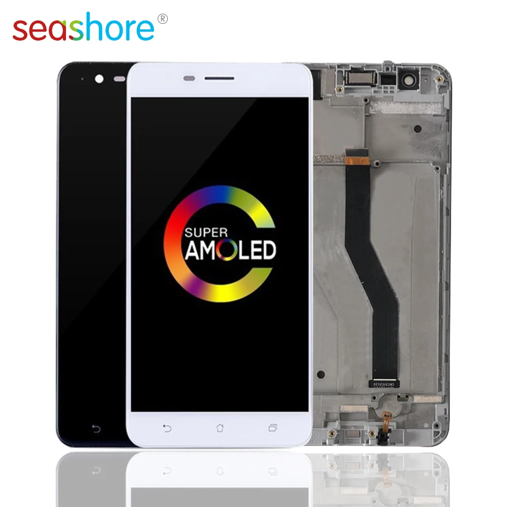 

ORIGINAL For ASUS Zenfone 3 Zoom ZE553KL Z01HD LCD Touch Screen Digitizer Assembly For Asus ze553kl Display +Frame Replacement