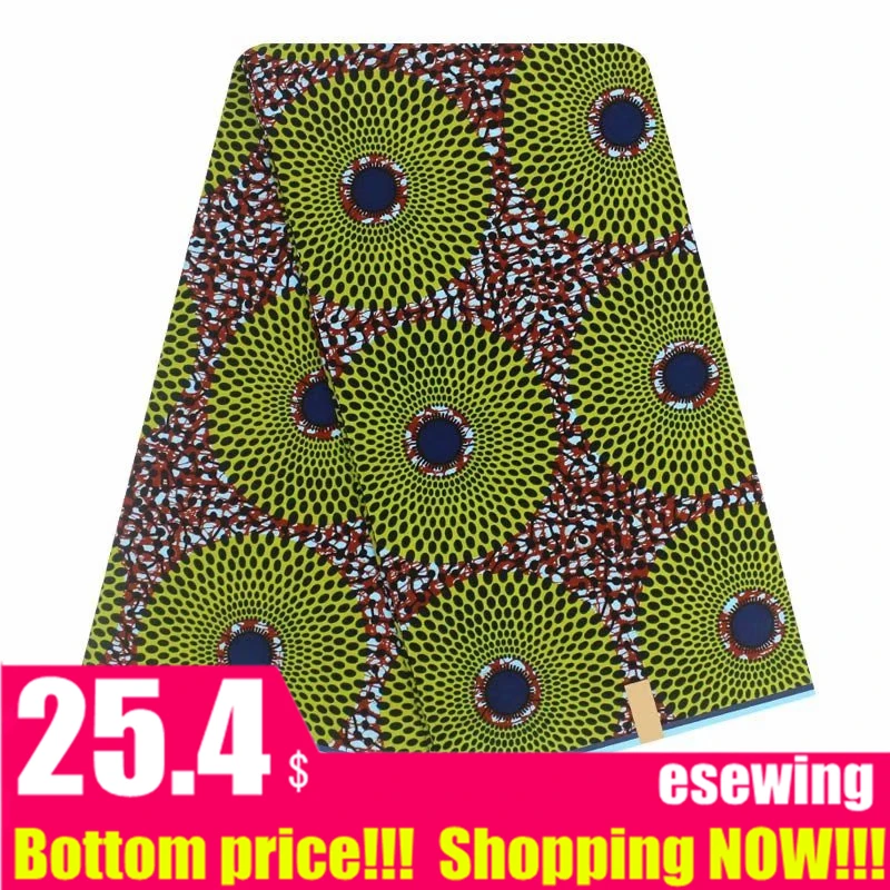 Последний Африканский нигерийский Анкара Воск Принт ткань Гана цветочный стиль обычный хлопок мягкий модный воск ткань