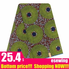 Последний Африканский нигерийский Анкара Воск Принт ткань Гана цветочный стиль обычный хлопок мягкий модный воск ткань
