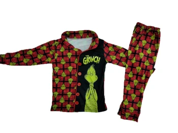 

fancy kid's pajamas cartoon figure printing daily life kid's outfits