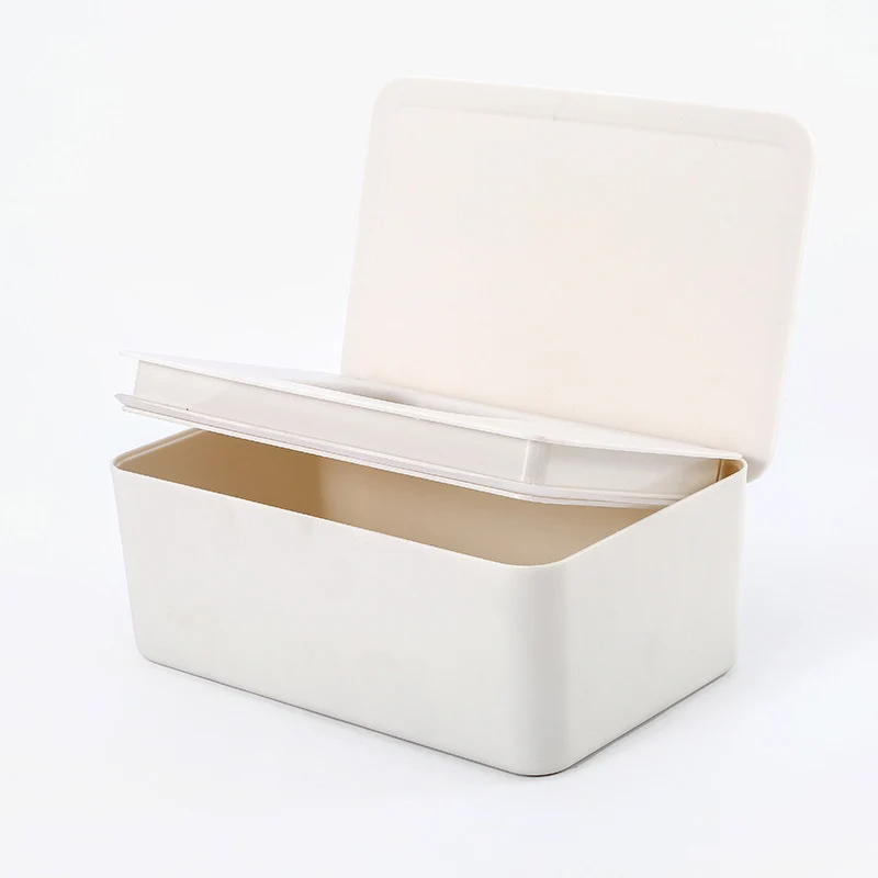 

Wet Wipes Dispenser Holder Tissue Storage Box Case with Lid Dustproof for Home Office LB88