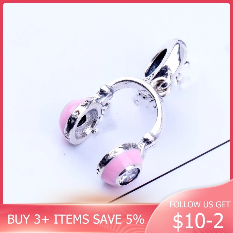 Подвески для гарнитуры coдемонстрационные розовые из серебра 100% пробы CMC012|Бусины|