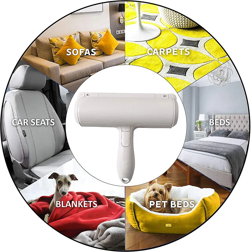 Pet Hair Remover Roller Dog Cat Hair Furniture lint remover magic Brush Reusable Device Dust Brush Dust Cleaners Clean Tools
