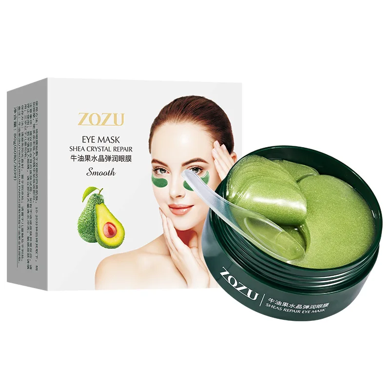 

Avocado Collagen Mask Natural Moisturizing Gel Eye patches Remove Dark Circles Anti Age Bag Eye Wrinkle 60 Piece Skin Care