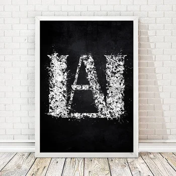 

My Hero Academia Anime Black Art Canvas Poster Home Wall Decor (No Frame)