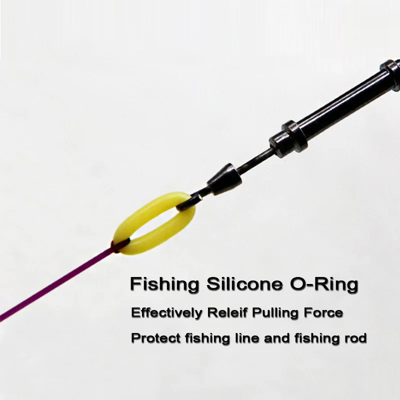 WLPFISHING 50 шт./лот рыболовные релейные тяговые силы уплотнительное кольцо Размер s m l защита рыболовной лески и удочки рыболовные принадлежности снасти