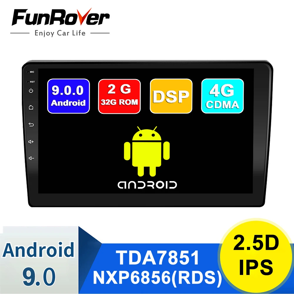 Funrover Android 9 0 LADA BA3 Granta Sport 2din автомобильный Радио мультимедийный плеер авторадио