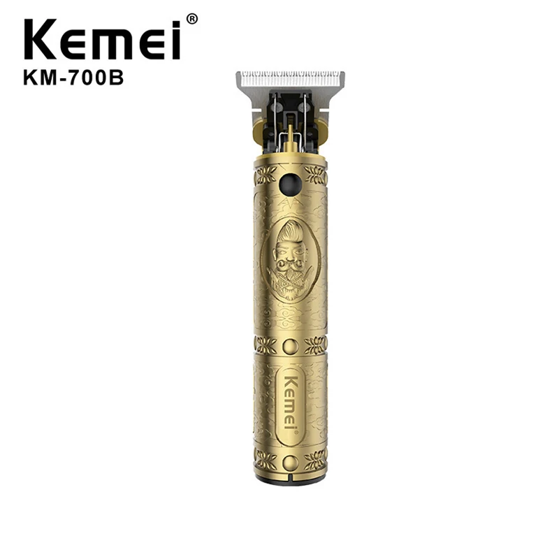

Kemei Barber Shop Oil Head 0mm Electric Hair Trimmer Professional Haircut Shaver Carving Hair Beard Machine Styling Tool