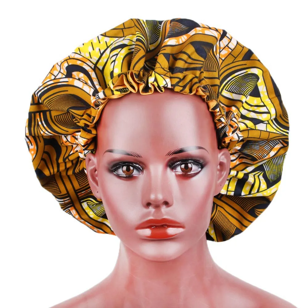 

Featured printed night cap t-ding hat national wind elastic side turbante wholesale.