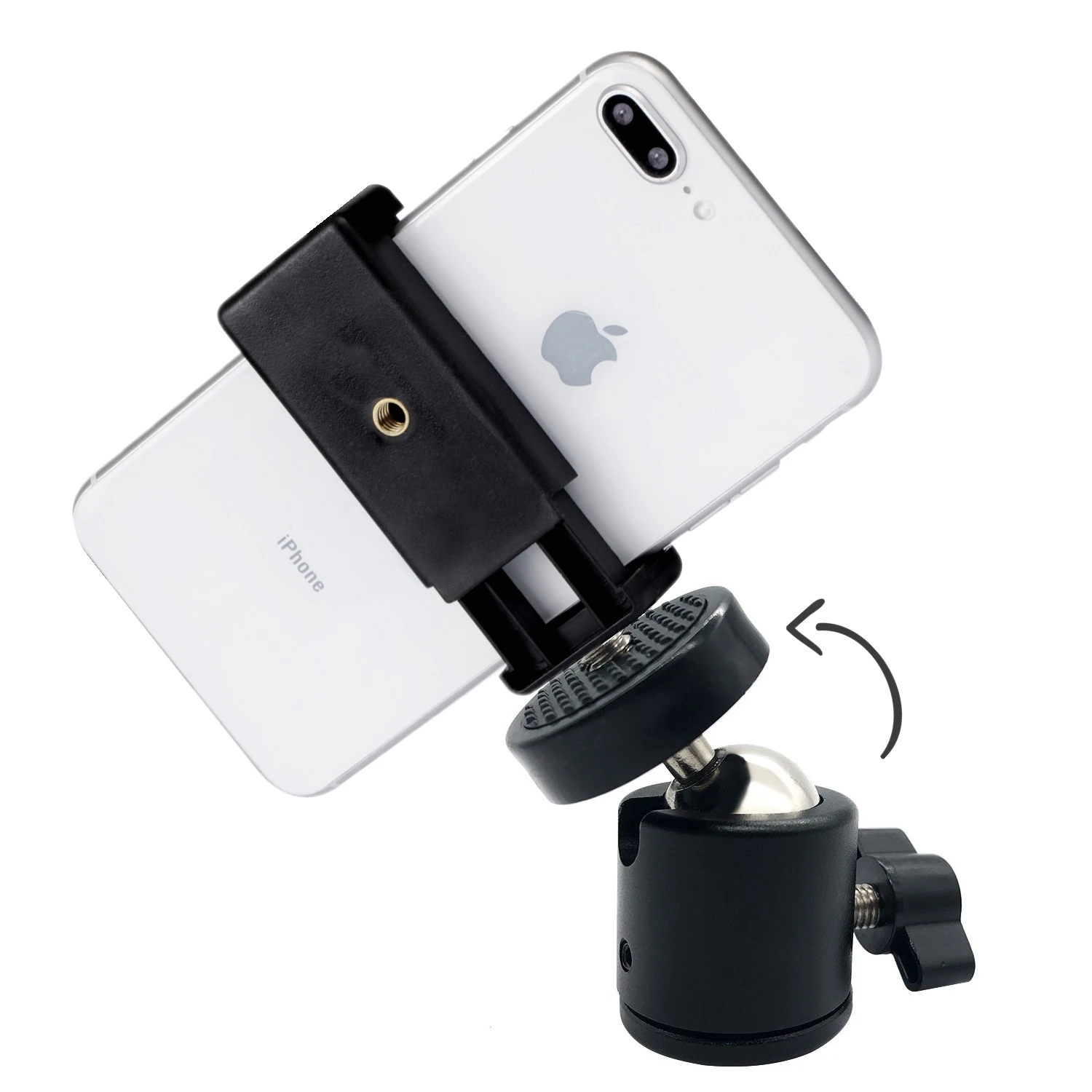 Universal Moblie Phone Clip Bracket Holder Mount 1/4 Screw Hot Shoe Phone Clip Tripod Monopod Stand For Smartphone camera phone tripod phone tripod mount phone clip bracket phone clip mount phone holder clamp
