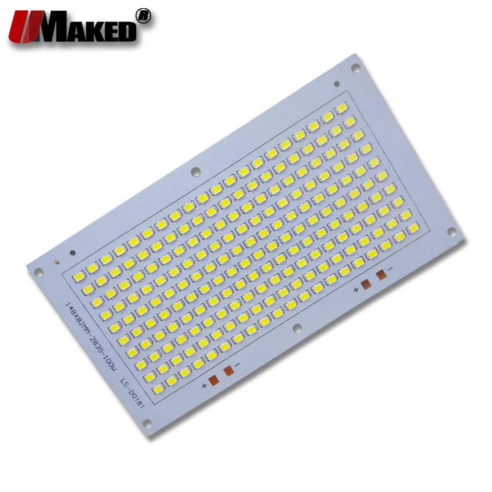 1 шт SMD 2835 Светодиодный прожектор PCB пластина pcb 20 Вт 30 Вт 50 Вт 100 Вт 150 Вт источник света радиатор алюминиевый Панель для использования вне помещений светодиодный ламп "сделай сам"