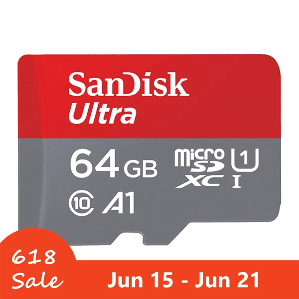 SanDisk Micro SD карта памяти A1 16 ГБ 64 128 200 256 400 гб 98 МБ/с./с|Карты памяти| |