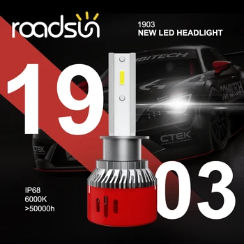 

1903 CAR LED HEADLIGHT H1 H4/HB2 H7 H11 9005/HB3 9006/HB4 Auto Headlamps The Latest CSP With 6000K Cold White 3000LM