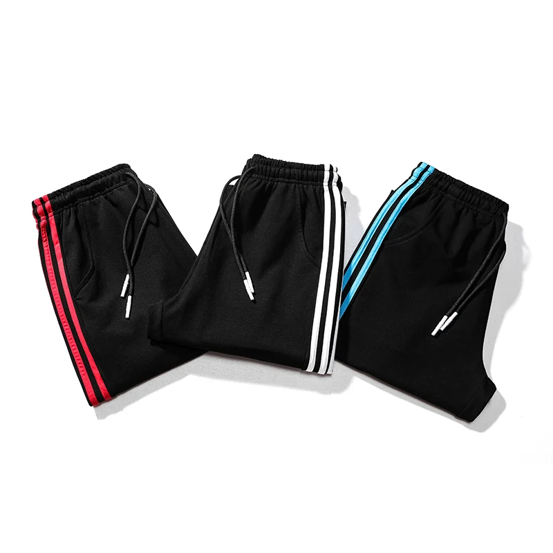Sports-Pants Running-Trousers Fitness Loose-Version Plus-Size Mens Casual 3-Stripes 8xl