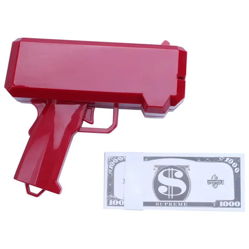 

Money Gun Rain Cash Party - Make It Rain Fake Money Machine Launch Gun Toy Gift, Party Game, Fake Money Cannon