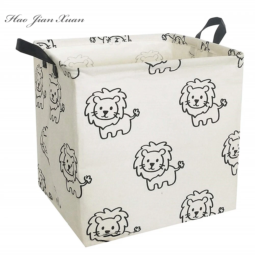 Waterproof Cube Storage Basket with Handles