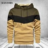 Men Hoodies Sweatshirts Patchwork 2022 Autumn Casual Hoodie Male Thick Hoodies Hip Hop Streetwear Hooded Pullover Men Clothing ► Photo 1/6