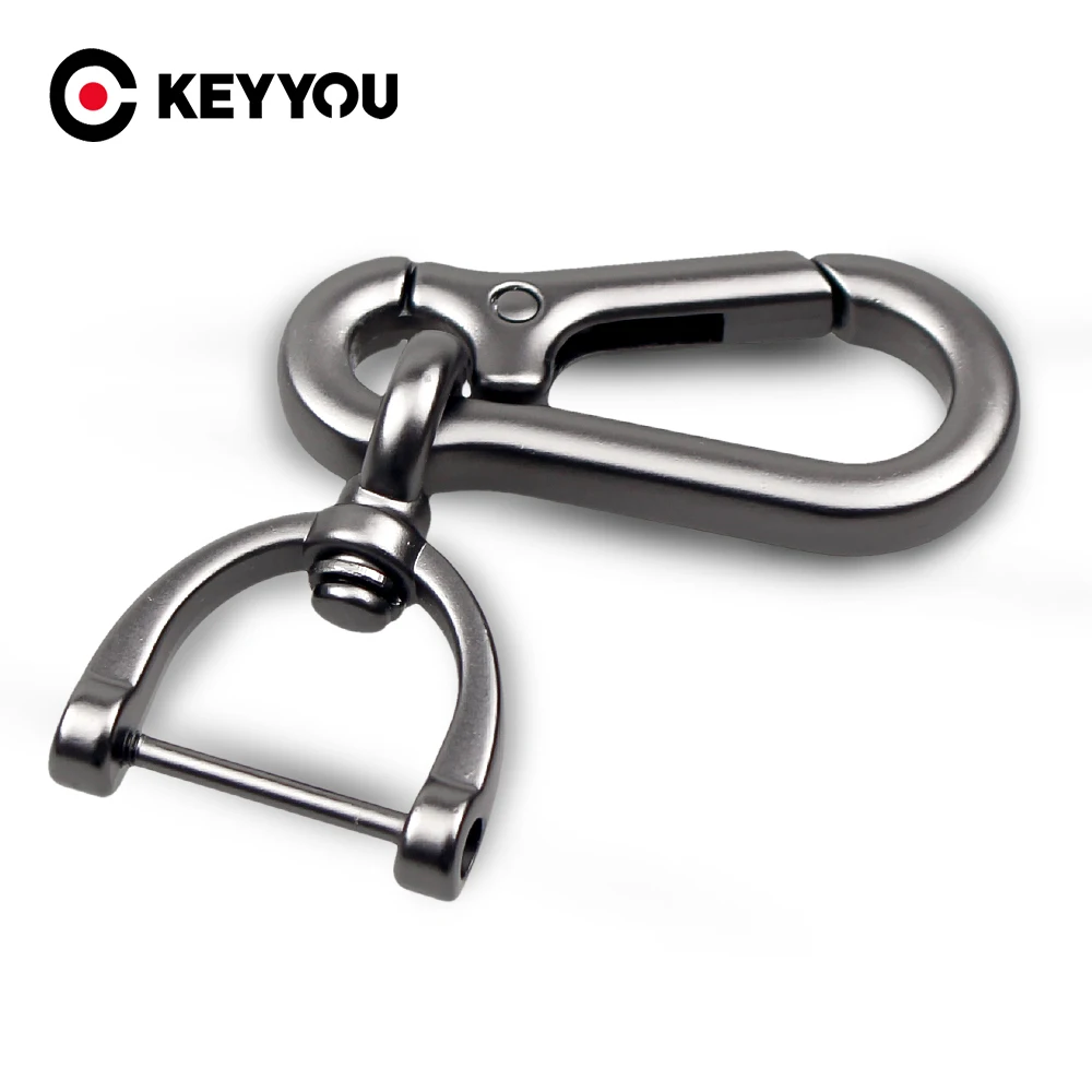 Брелок для ключей KEYYOU Автомобильный Черного и серебряного цвета аксессуар
