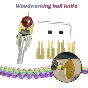 

10mm Diameter Hard Alloy Hard Soft Wooden Milling Cutting Tools Handle Milling Cutter Bits for Buddha Bead Carving Processing