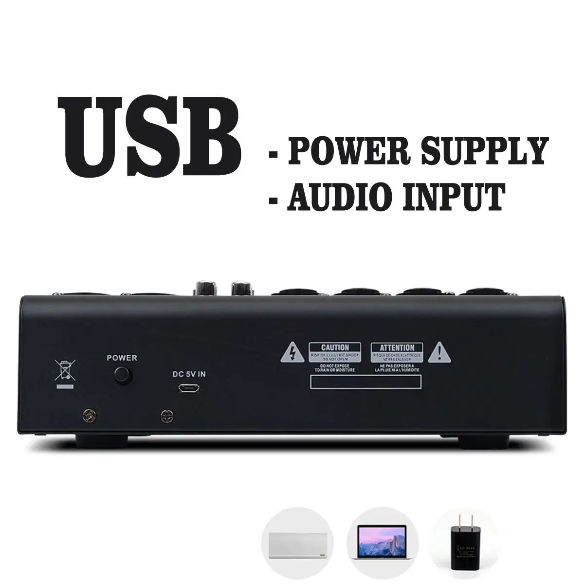 LEORY 6-Каналы DJ микшерная консоль звукомикшер Караоке-плееры Bluetooth w/USB MP3 Джек 48V усилитель караоке матч