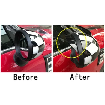 

2 X Mirror Rain Eyebrow Car Rearview Waterproof Sun Visor Shield For Mini Cooper Durable