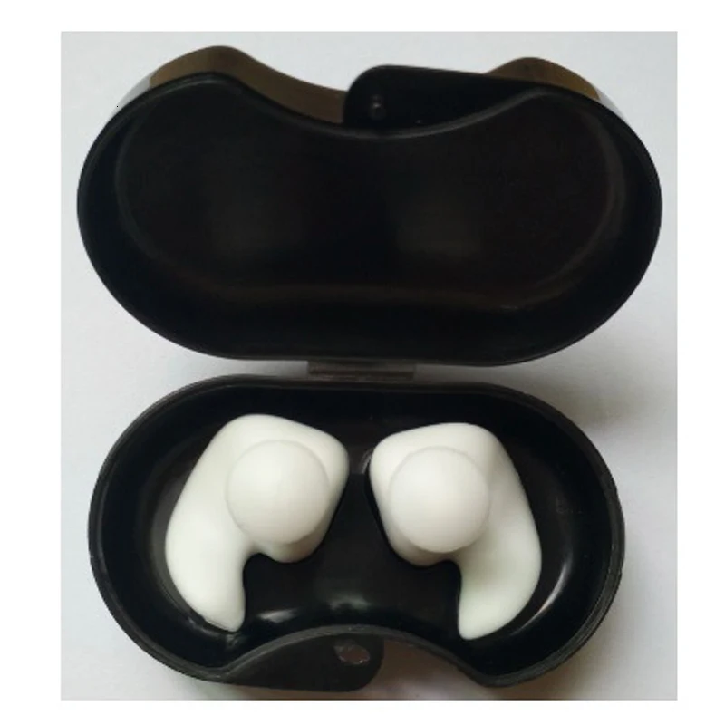 Заглушки для ушей Bouchon Oreille Tapones Oido для плавания силиконовые мягкие и безопасные водонепроницаемые спортивные спиральные ушные заушники в штучной упаковке пара черный, белый, синий