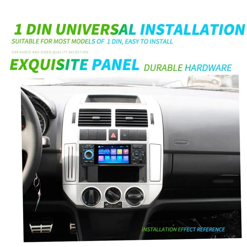 Автомагнитола 4 1 дюйма Hd Fm Tf Usb Sd Spiegel Link Din Mp5 Speler стерео радио кассета сенсорный