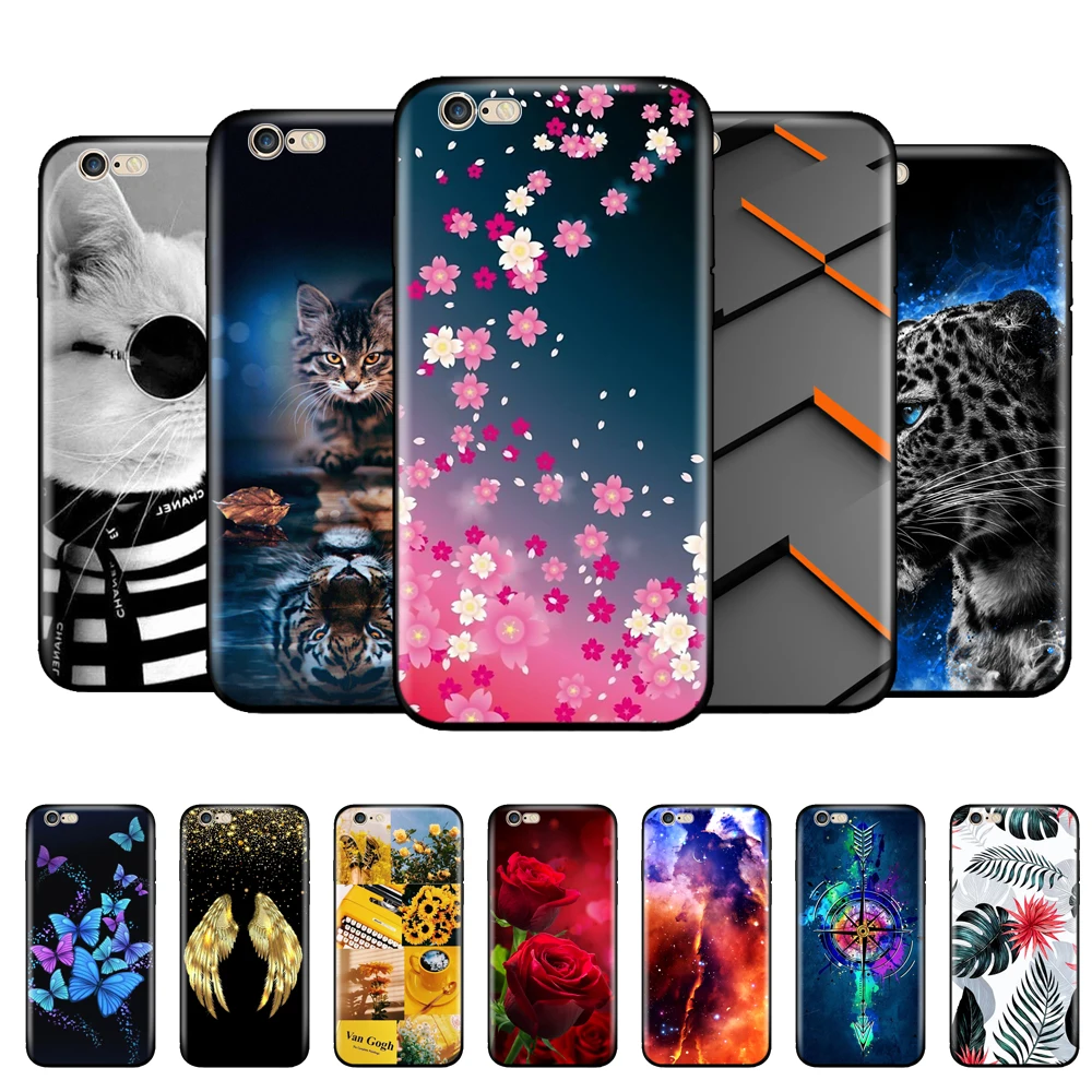 Per Iphone 5S 5S Se 2016 Custodia 4.0 Pollici Cover Posteriore Per Telefono Su Apple Iphone 6 S 6 S Plus Borsa Custodia Morbida In Silicone Coque Cust