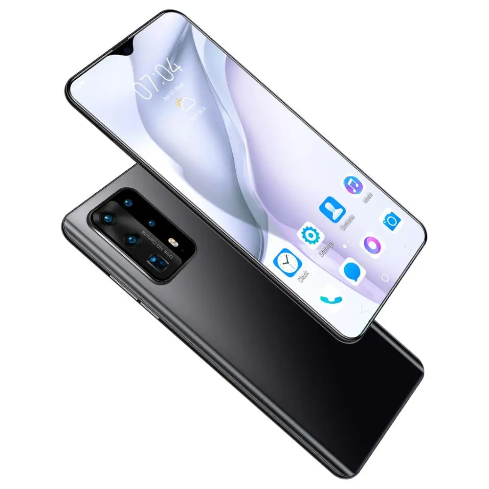 P40pro+ New Smart Phone Water Drop 6.6 Inches