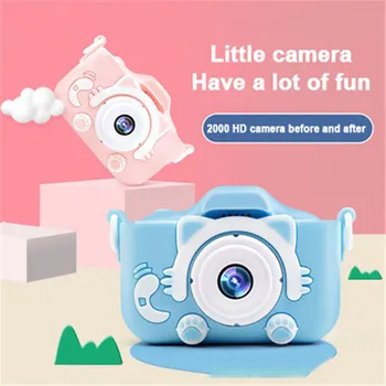 

Children's Selfie Digital Camera 2000W Pixel HD Video Recorder X5S Dual Camera Mini Cartoon SLR