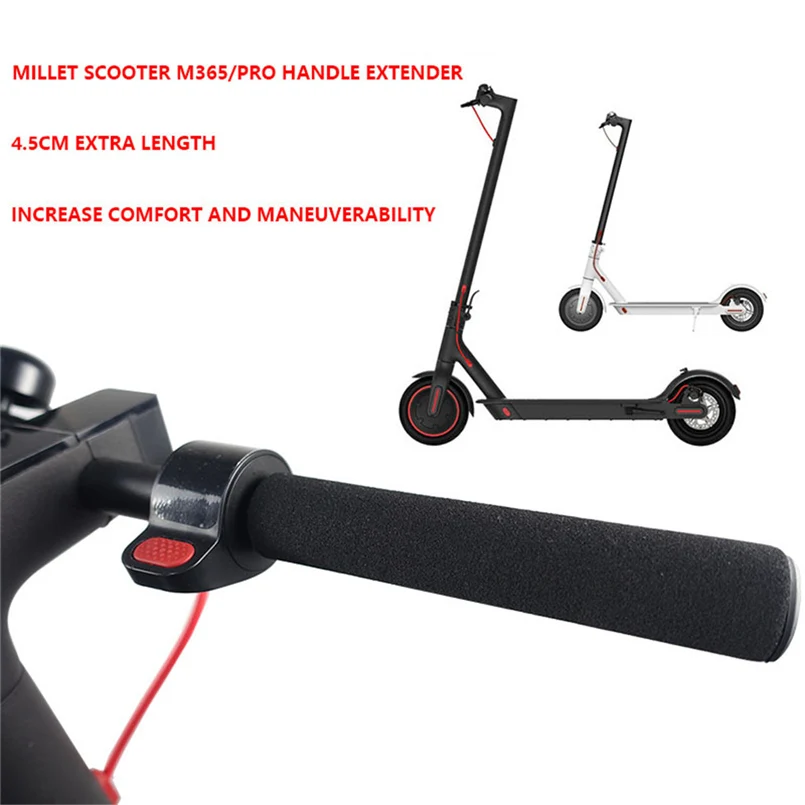 2pcs Scooter extended handlebar extender bicycle extension rod can be added to M365 Pro Increase ength 4.5cm 20O16 (1)