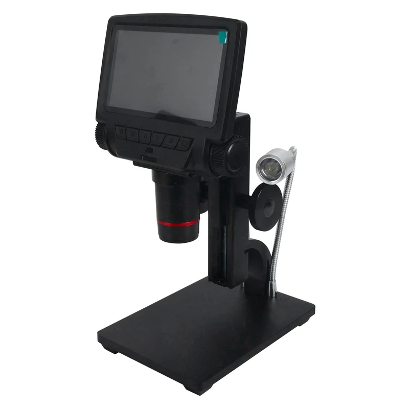 

ADSM301 5 Inch LCD 1080P Wireless Remote Control Digital Microscope with Adjustable Stand, HDMI/AV/USB Output Camera Video Recor