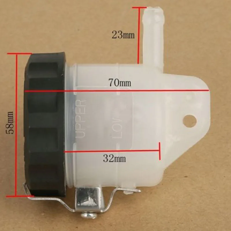 For Honda 1PC Motorcycle Front Brake Reservoir Fluid Bottle Master Cylinder Plastic Oil Cup Moto Accessories Treyues