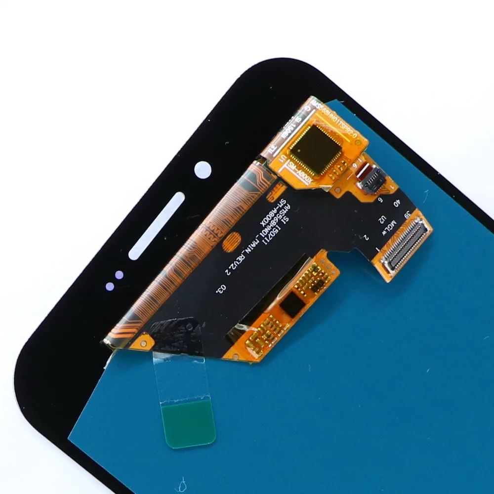 Super AMOLED lcd для samsung Galaxy A8 A810 A810F ЖК-дисплей кодирующий преобразователь сенсорного экрана в сборе с регулировкой яркости