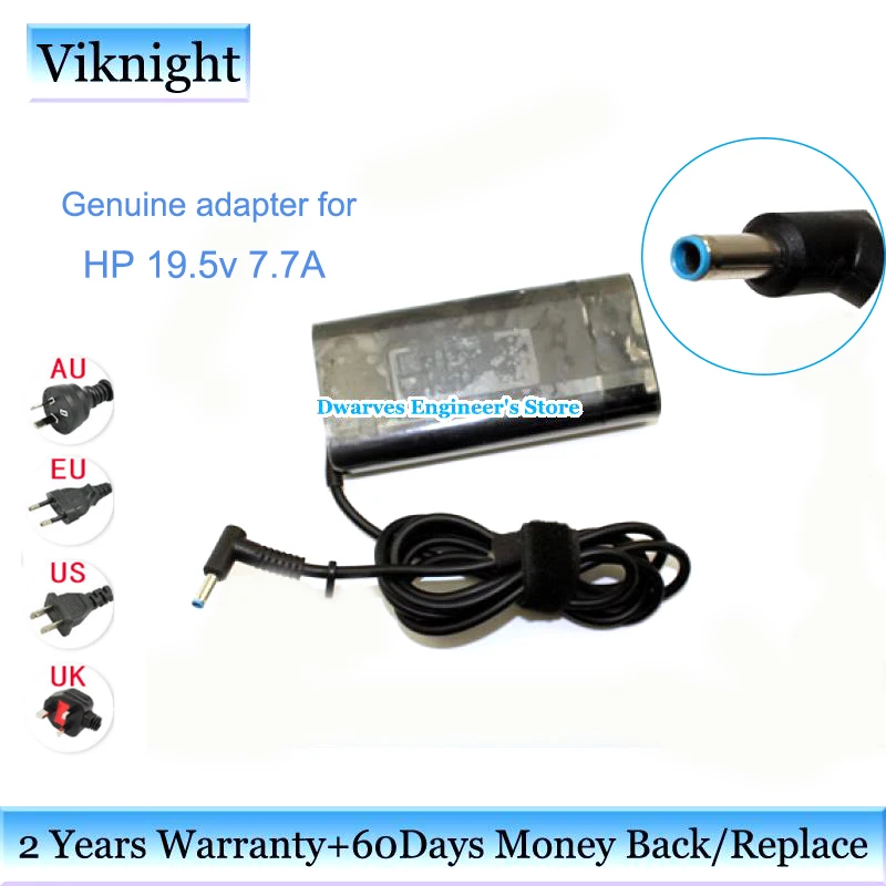 

Genuine A150A05AL ac adapter charger 775626-003 for HP TPN-DA09 ZBOOK 15 G3 G4 OMEN 15-AX000 19.5v 7.7A Power Laptop Adapter