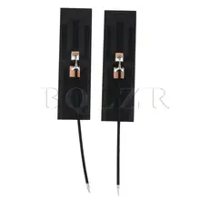 BQLZR 2pcs Черная внутренняя антенна с высоким коэффициентом усиления сварная 50x14 мм длина провода 6 см