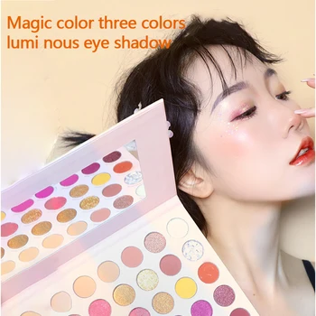 

30 Color Matte Eyeshadow Palette Glitter Highlighter Make Up Beauty Glazed Colorful Diamond Shimmer Glitter Eyeshadow TSLM1