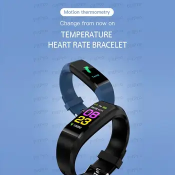 

115 Plus Smart Bracelet Heart Rate Blood Pressure Monitor Smart Watch Men Fitness Tracker Smartband Wristband for IOS Android