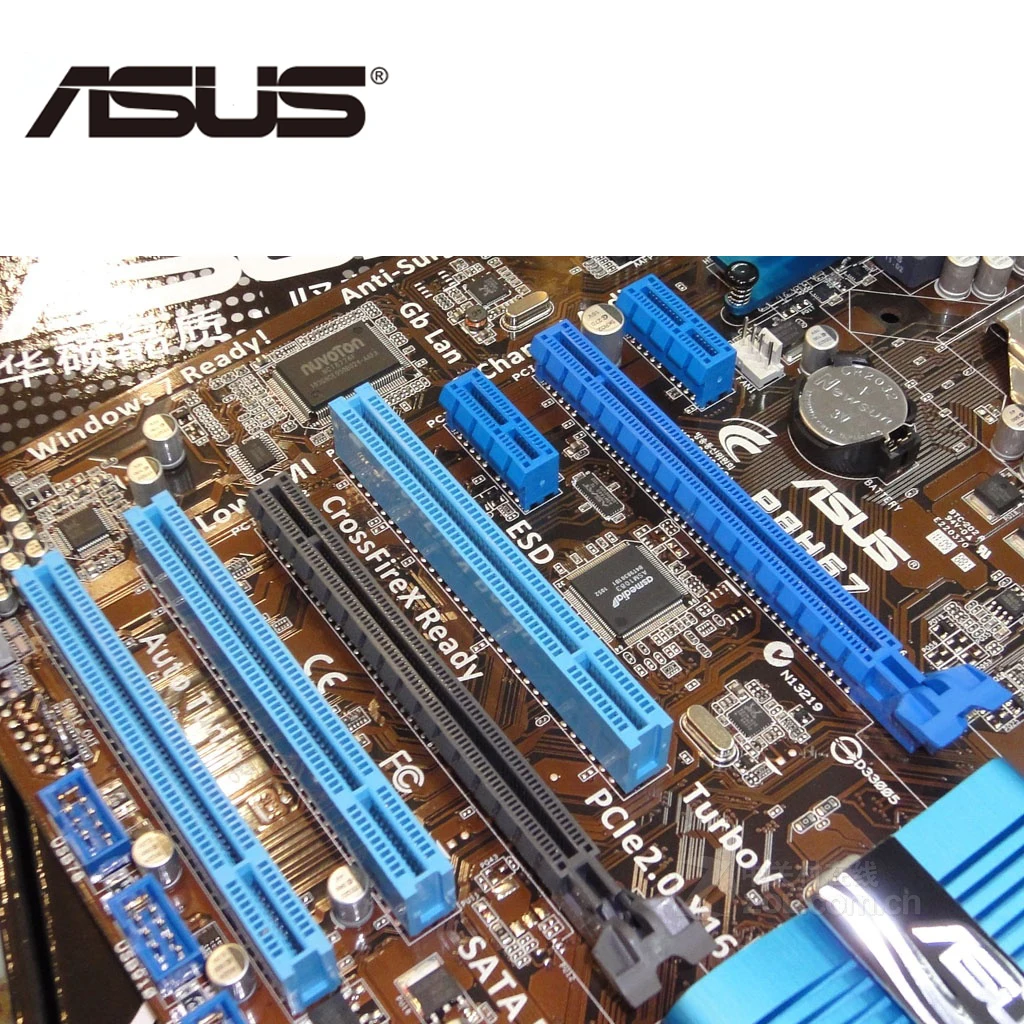 LGA 1155 ASUS P8H67 1333 МГц DDR3 P8 H67 материнская плата по стандарту ATX USB3.0 32 Гб PCI-E X16 настольный компьютер ПК материнская плата Б/у