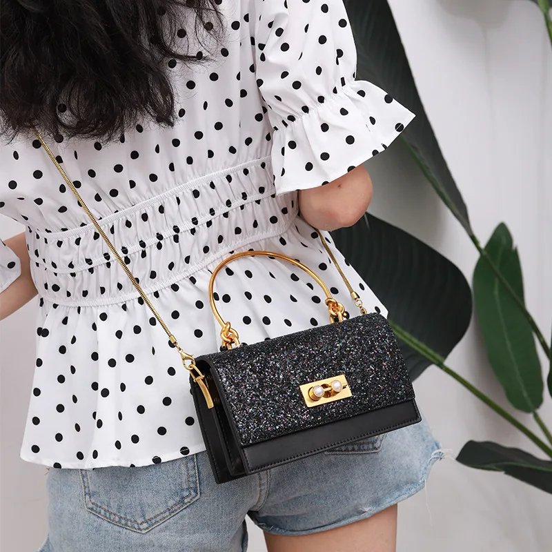 

2019 Spring New Style Korean-style Fashion Small Square Bag Versatile Shoulder Small C Home K WOMEN'S Bag