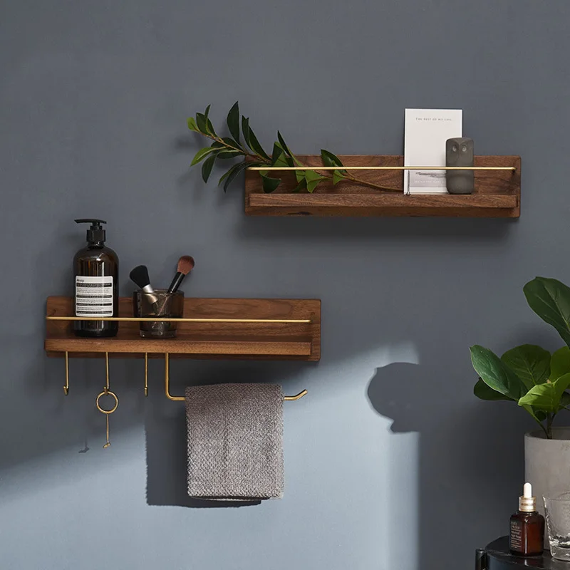ROVATE Rustic Floating Shelves Wall Mounted 