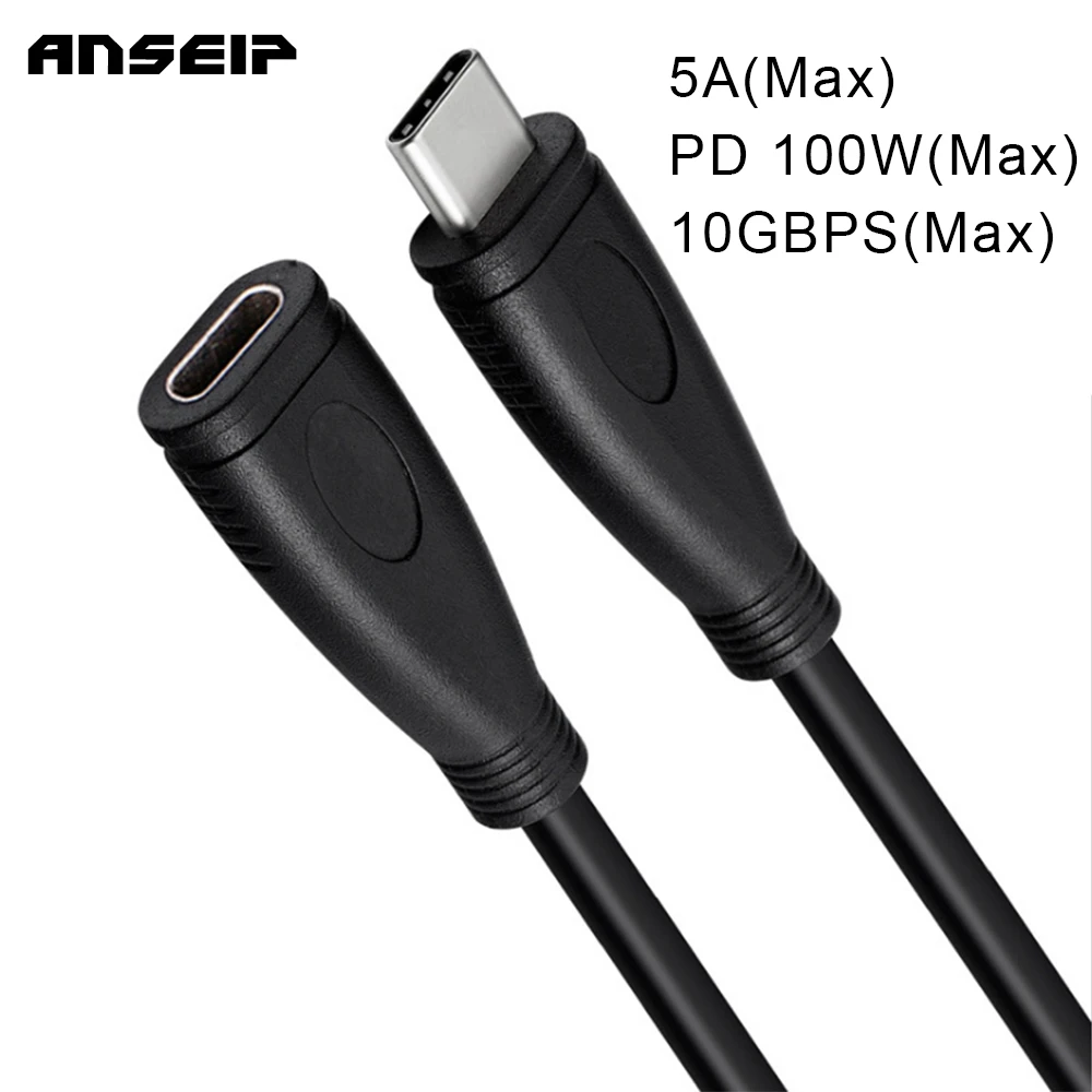 Адаптер ANSEIP Type C Kabel Usb 3 1 Male Naar 0 Een Vrouwelijke Otg кабель для передачи данных