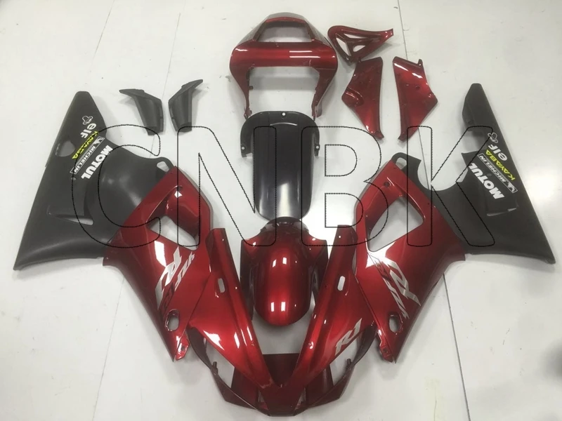 YZF1000 R1 2001 набор для всего тела YZFR1 01 Красный Черный Обтекатели YZF 2000 - пластик