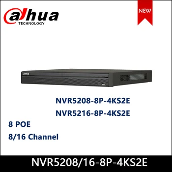 

Dahua POE NVR NVR5208-8P-4KS2E NVR5216-8P-4KS2E 8/16 Channel 1U 8PoE 4K&H.265 Pro Network Video Recorder
