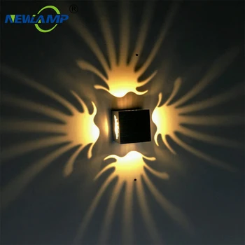 

LED Wall Light Palm-shaped Aluminum RGB Wall Light With Remote Control for Lamp Bar KTV Background Wall Decoration