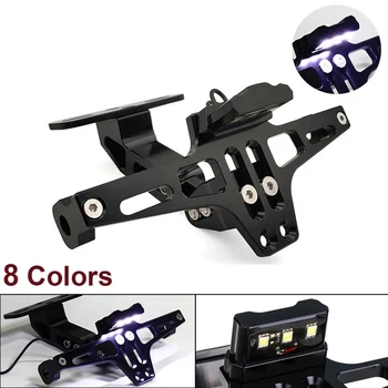

For Yamaha FZ6R FZ8 fz 1 09 6 fzr 400 FZ1 FZ6 FAZER CNC Motorcycle Rear License Plate Mount Holder and Adjustable Angle License