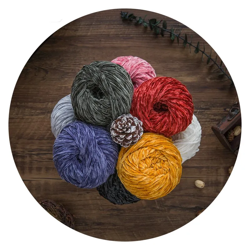 

2*50g/ball High Quality Velvet yarn Soft protein Cashmere Yarn , DIY crochet Knitting Puppet Toys , sweaters . hats . Socks,
